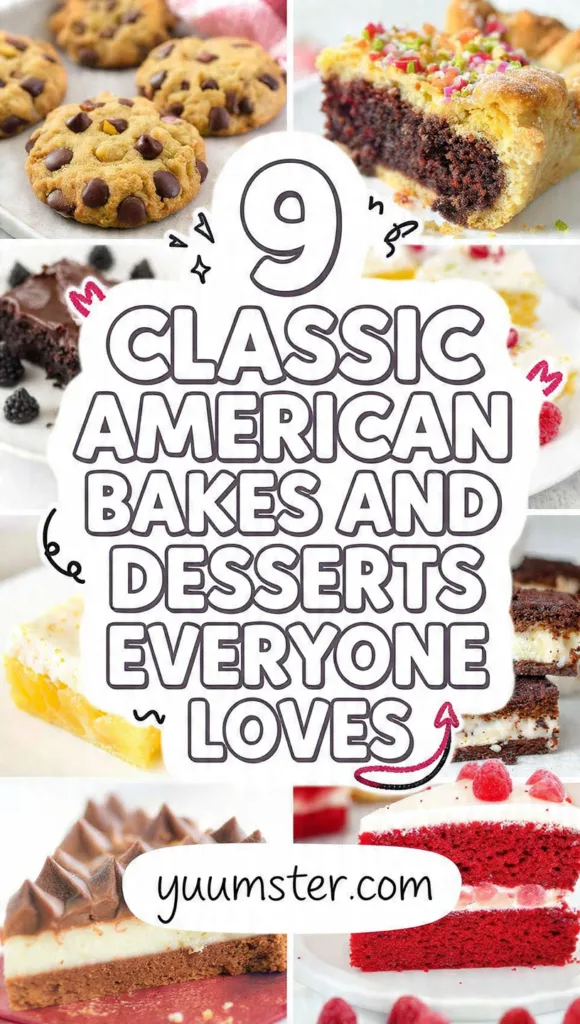9 Classic American Bakes and Desserts Everyone Loves 12 tall pinterest pin in food and drinks niche bright 57