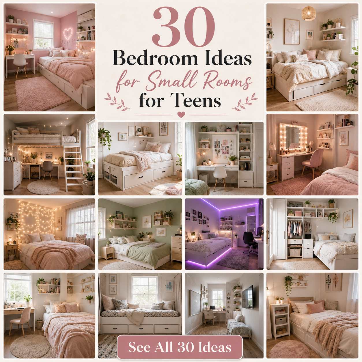 30 Bedroom Ideas for Small Rooms for Teens That Feel Bigger Than They Are
