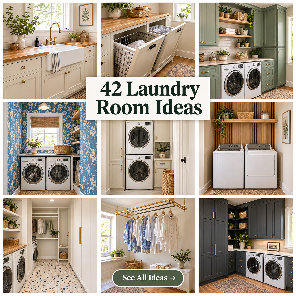 42 Laundry Room Ideas That Turn a Chore Space Into Your Favorite Room